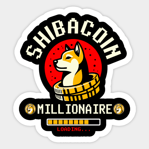 Shiba inu Coin Crypto Token Cryptocurrency Wallet Shiba Army Sticker by ArtbyJester